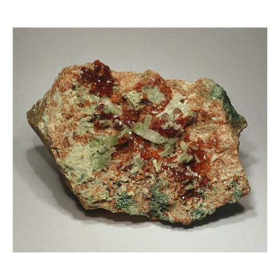 Diopside & Hessonite