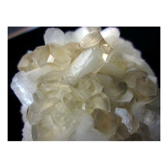 Calcite On Stilbite