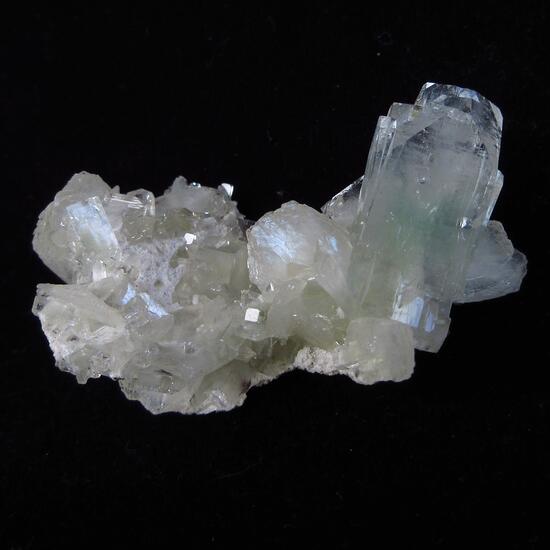 Apophyllite & Stilbite On Chalcedony