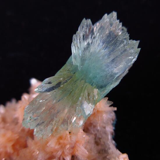 Apophyllite On Heulandite