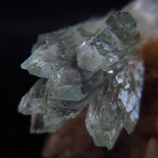 Apophyllite On Heulandite With Stilbite