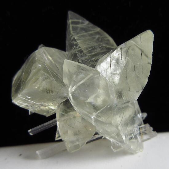 Scolecite With Calcite