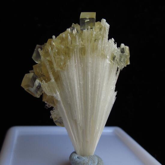 Calcite On Mesolite