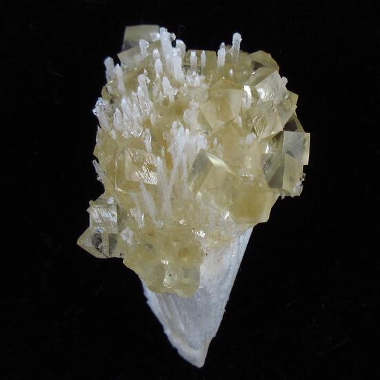 Calcite On Mesolite