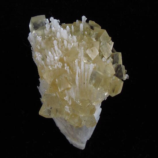 Calcite On Mesolite