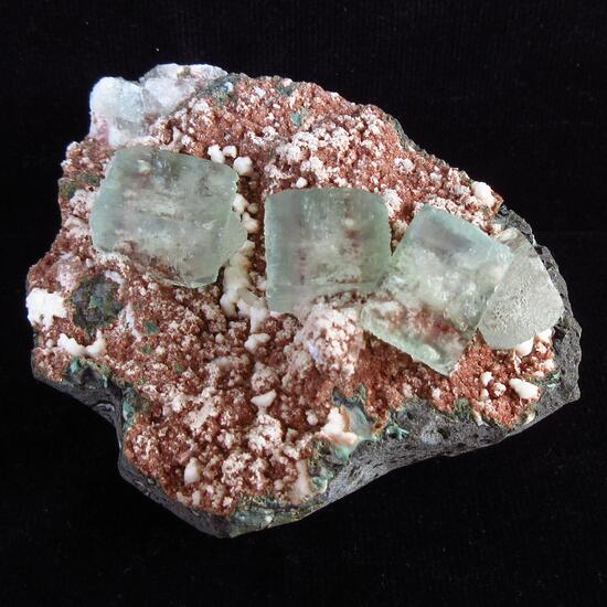 Apophyllite On Heulandite