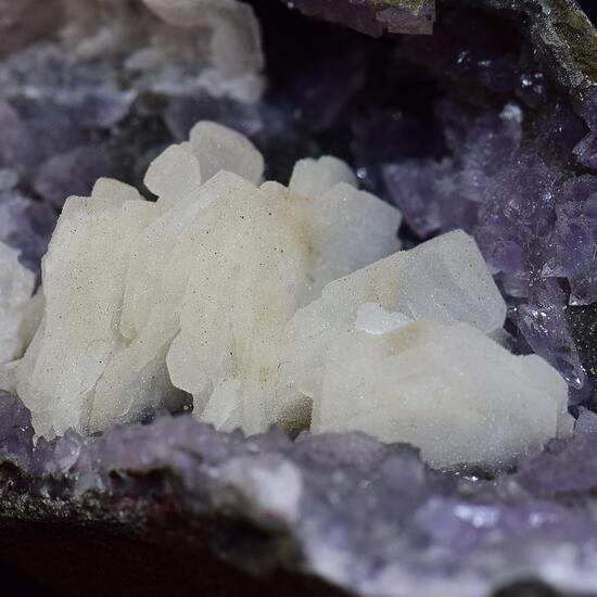 Amethyst On Chalcedony