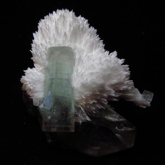 Apophyllite On Mordenite