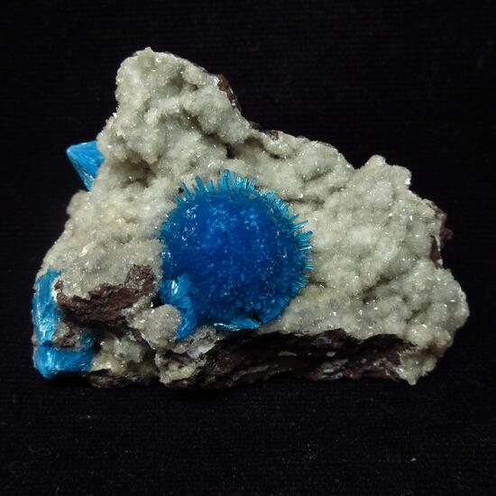 Cavansite On Heulandite