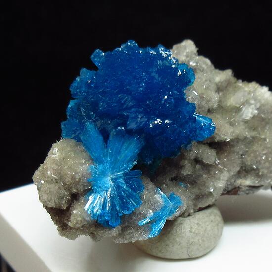 Cavansite On Heulandite