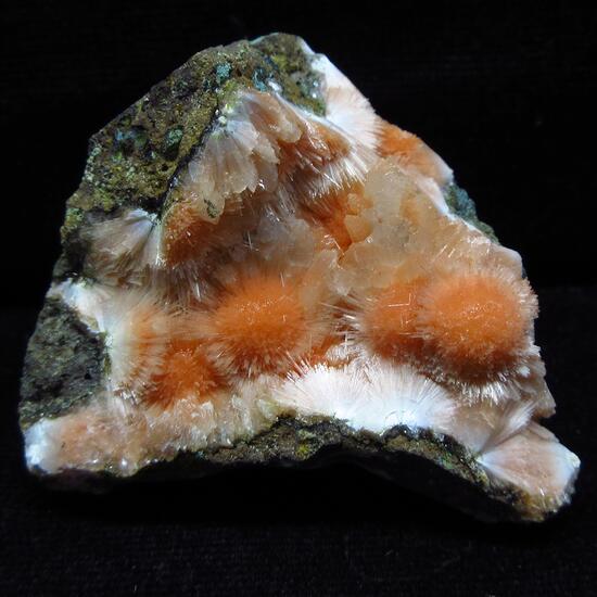 Mesolite On Heulandite 