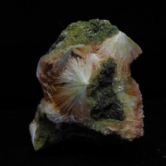 Mesolite On Heulandite 