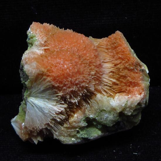 Mesolite On Heulandite 