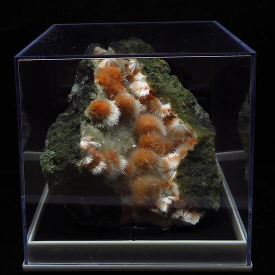 Mesolite On Heulandite 