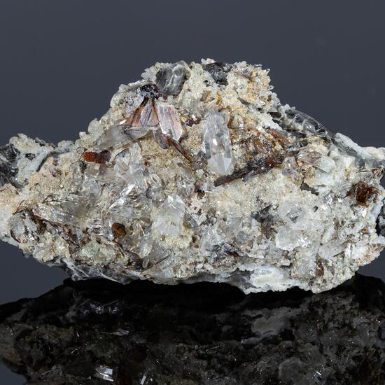 Brookite & Quartz