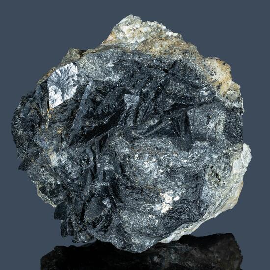 Calcite & Boulangerite