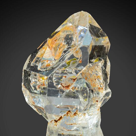 Scepter Quartz With Petroleum Inclusions