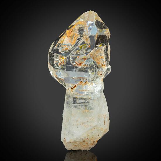 Scepter Quartz With Petroleum Inclusions