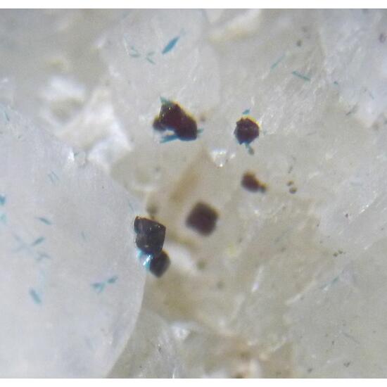 Cuprite Apophyllite & Calcite