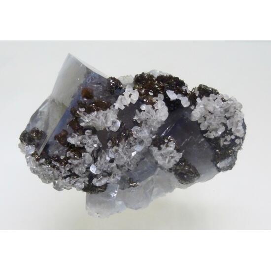 Fluorite Siderite & Calcite