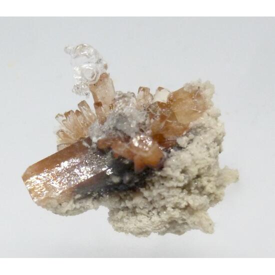 Topaz Hyalite Opal & Rutile