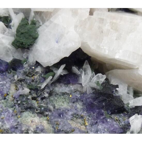 Fluorite Baryte & Chalcopyrite