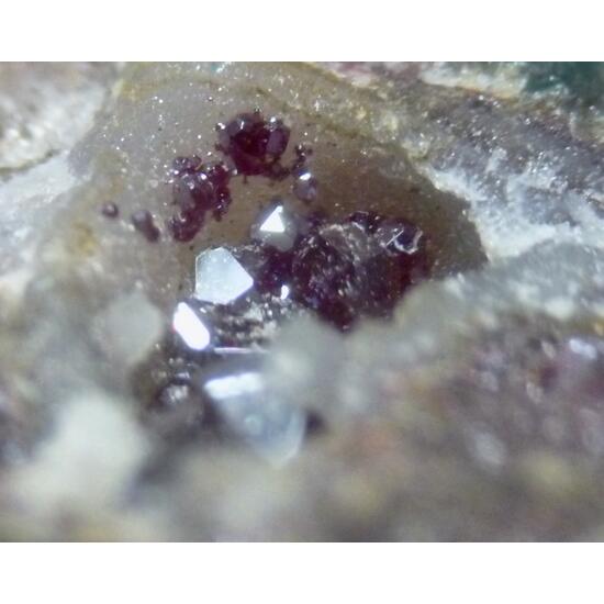 Azurite Malachite Cuprite & Quartz