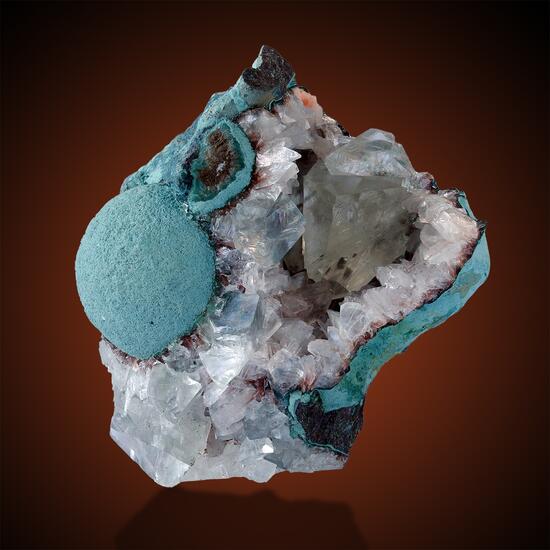 Celadonite & Calcite