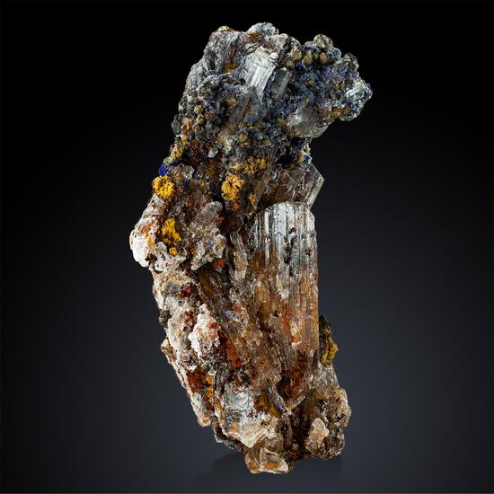 Gypsum Limonite & Azurite