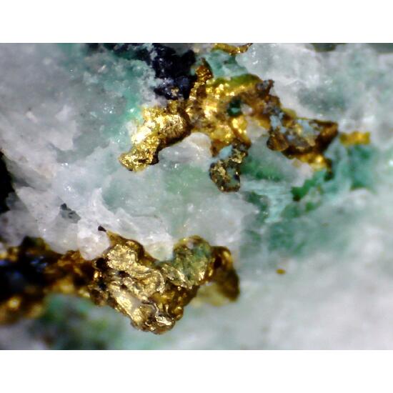 Gold Malachite & Bornite