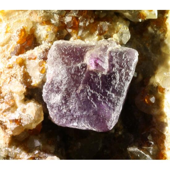 Fluorite & Spessartine