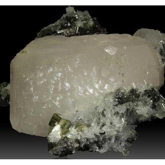 Manganoan Calcite Pyrite Sphalerite & Quartz