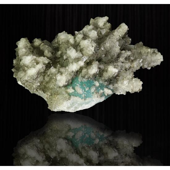 Cuprian Adamite & Calcite