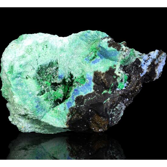 Olivenite Arsenocrandallite Conichalcite & Azurite