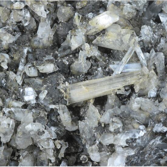 Boulangerite Quartz & Gypsum