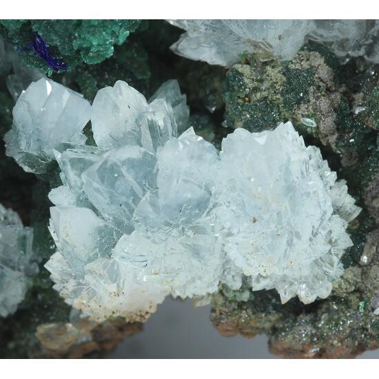 Aragonite & Cuprian Adamite