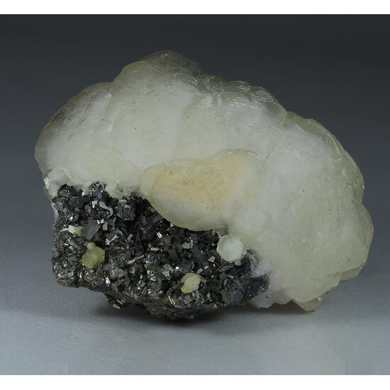 Manganoan Calcite & Arsenopyrite