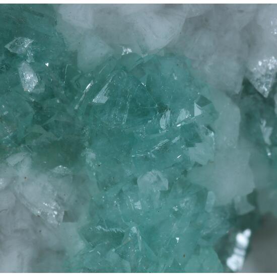 Cuprian Adamite & Calcite