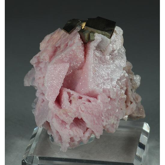 Rhodochrosite Psm Calcite & Pyrite