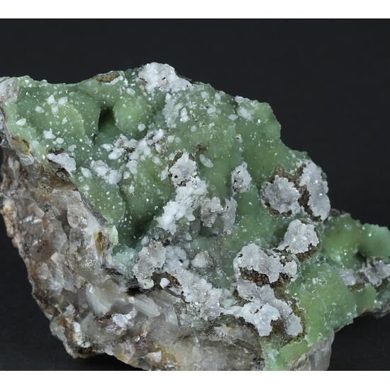 Cuprian Smithsonite Calcite & Fluorite