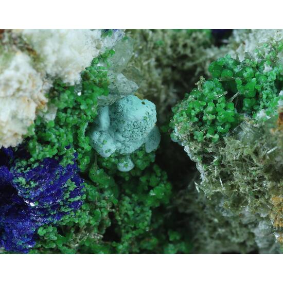 Arsenocrandallite Olivenite Conichalcite Azurite Dickite & Aragonite