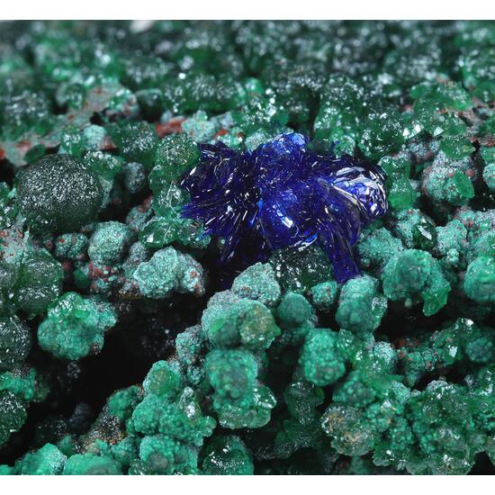 Cuprite Azurite Cuprian Adamite Malachite & Aragonite