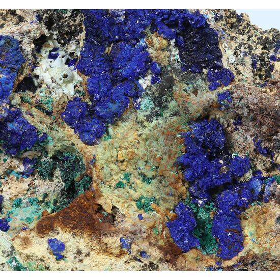 Azurite Malachite & Rosasite