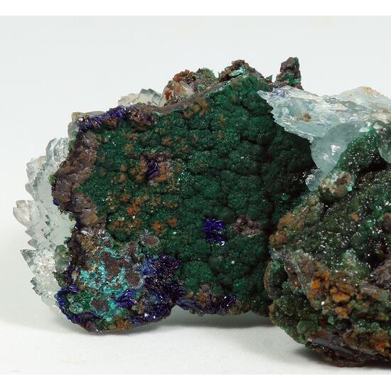 Aragonite & Cuprian Adamite