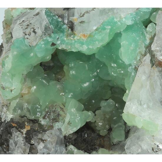 Cuprian Smithsonite Fluorite & Quartz