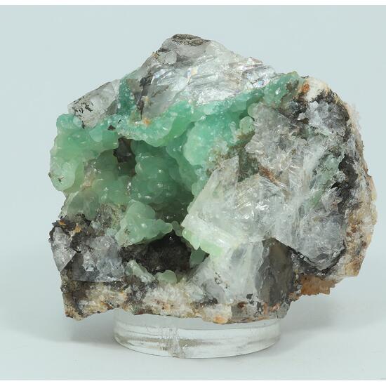 Cuprian Smithsonite Fluorite & Quartz