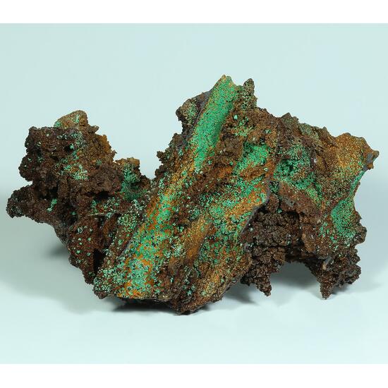 Malachite On Goethite Psm Gypsum