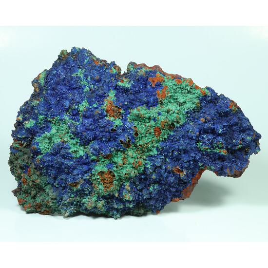 Azurite Malachite & Goethite Psm Calcite