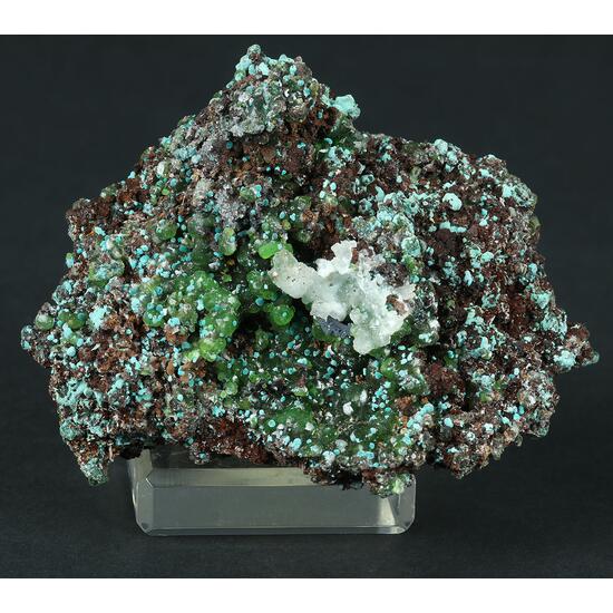 Cuprian Smithsonite Rosasite & Aurichalcite