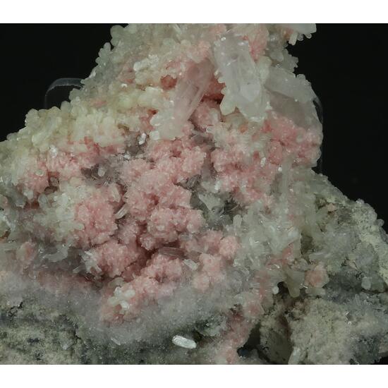 Rhodochrosite Stilbite & Quartz